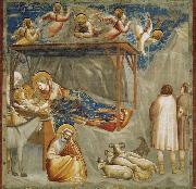 GIOTTO di Bondone Birth of Jesus oil painting artist